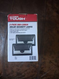 Hyper tough soloar security lights