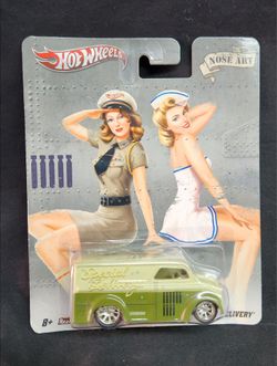 Hot Wheels Pop Culture Nose Art Dairy Delivery Real Riders