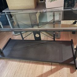  2 Glass Tv Stand 