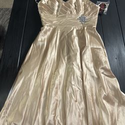 Women’s Gold Dress 
