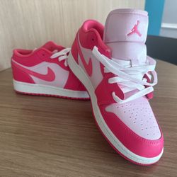 Valentines Day Jordan’s In Electric Pink. Perfect For Spring