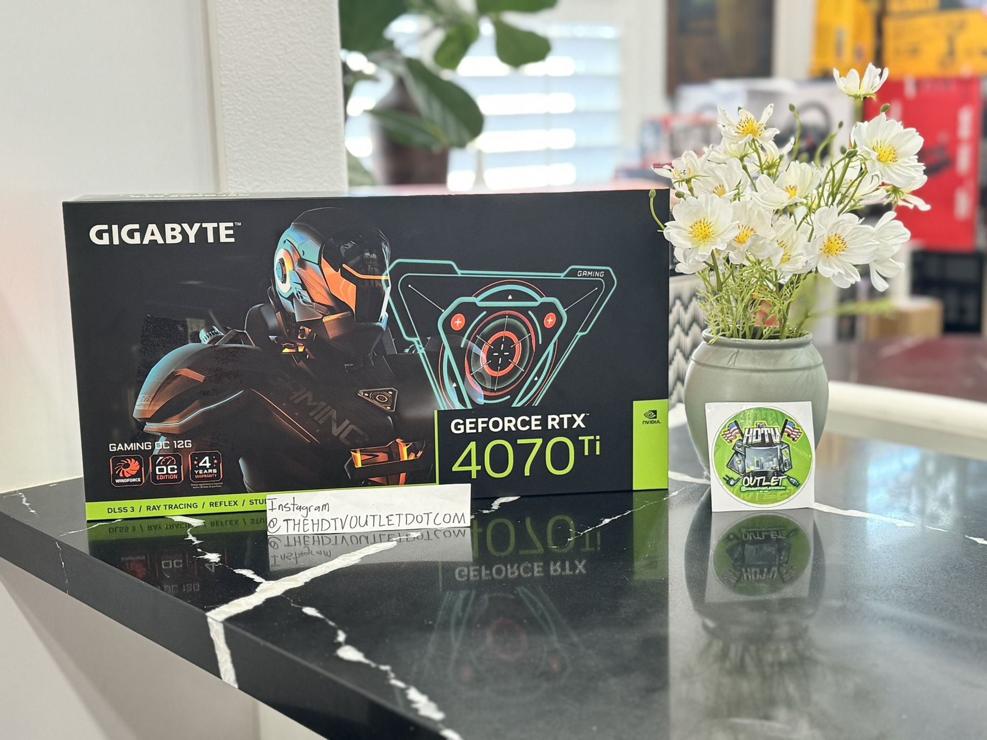 Gigabyte Nvidia RTX 4070Ti Gaming OC 12gb GDDR6X 4.0 Graphics Card 