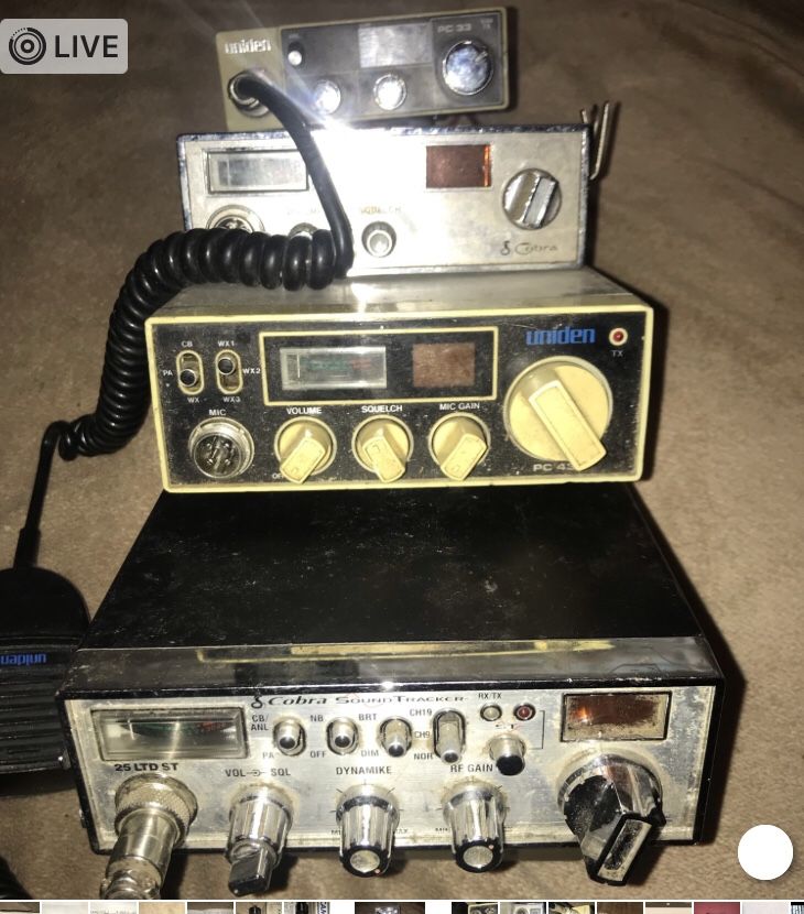 4 Cobra And Uniden Cn Radios All Power On 60