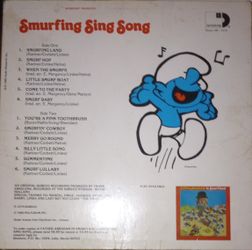 Smurfing Sing Song Record and Book 