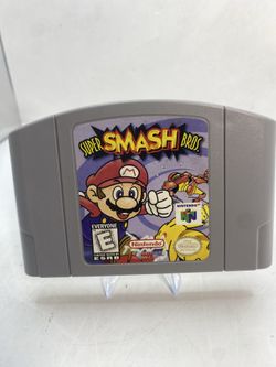 Super Smash Bros Nintendo 64 N64 Authentic Cleaned Tested Cartridge Only SSB