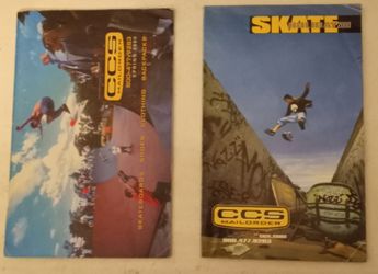 Vintage CCS Skateboarding Catalogs