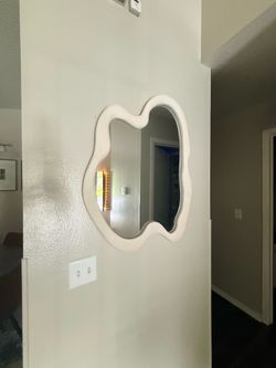 Big Irregular Cloud Wall Mirror (32x24)
