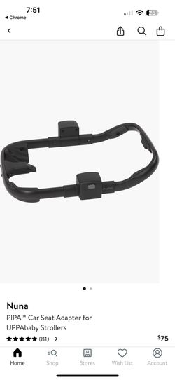 Nuna Pipa Car seat Base For uppababy Vista