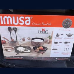 NEW/Nuevo Imusa Cooking Pans Set 