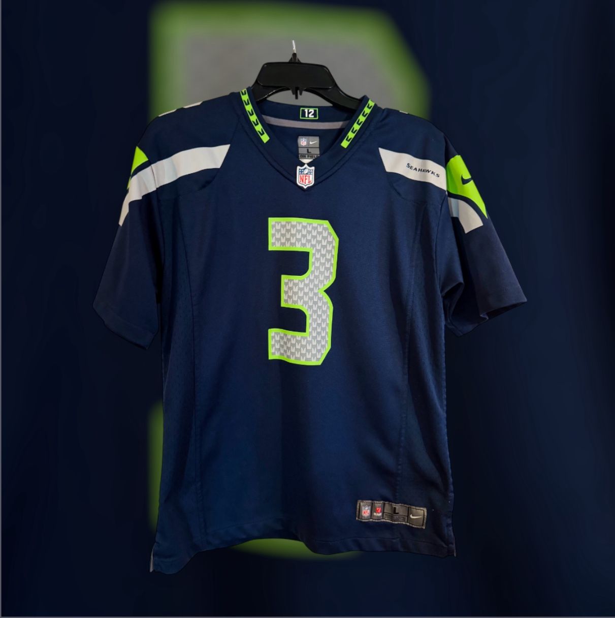 Nike Kids NFL On Field Russell Wilson Seattle Seahawks Jersey
