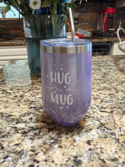New hug a mug Tumblr with straw