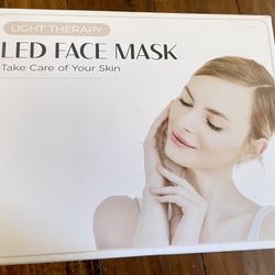 Red Light Therapy for Face, Light Therapy Mask for Firming, Wrinkles & Acne, Wireless Red & 850nm Infrared Light Silicone Mask, 7-Color LED Face Mask 