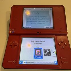Nintendo Dsi XL 25th anniversary edition with pokemon pearl