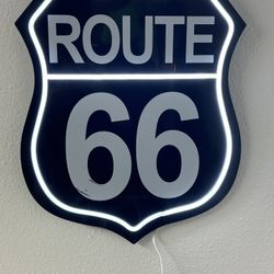 Route 66 Hang Up Neon Light