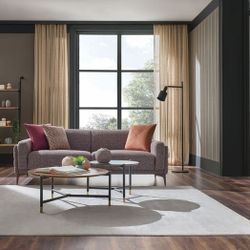 Fortune Brown 2.5-Seater Sofa