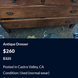 Antique Dresser 