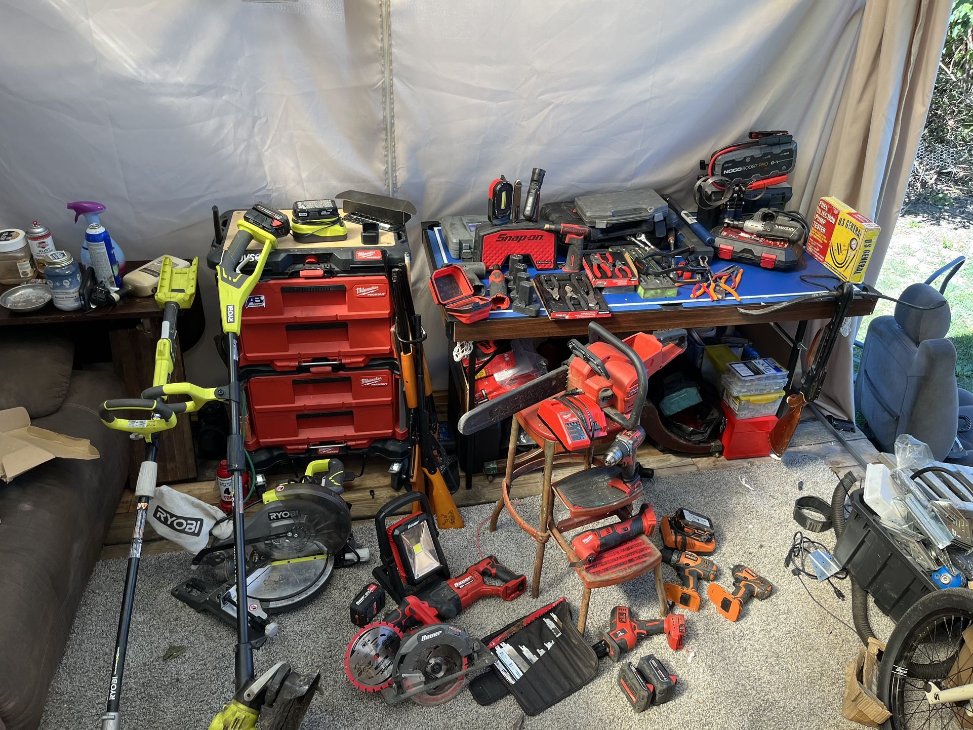 Bunch Of Good Tools! DM For Details & Price! Snap-on, Matco, Mac, Milwaukee, Ryobi, Ridget, Hyper Tough, Brauer, & More!
