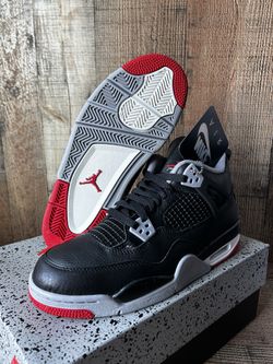 Jordan 4 Retro • Bred Reimagined • Size 7Y • DS