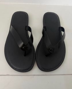 Closet clean out  coach filp flops