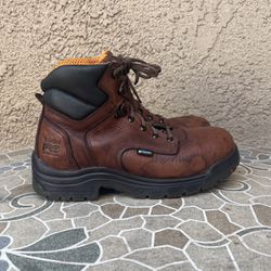 Mens Timberland Work Boots, Steel Toe, Waterproof, Size 8