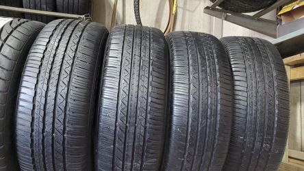 Four set of slightly use tires for sale 225/55/18