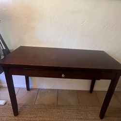Dark Wood Desk