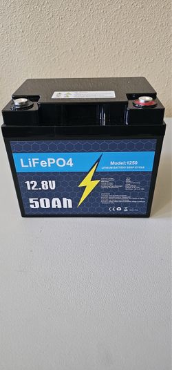 BRAND NEW 12.8V 50Ah LiFePO4 Lithium Deep Cycle Battery if posted it’s AVAILABLE!