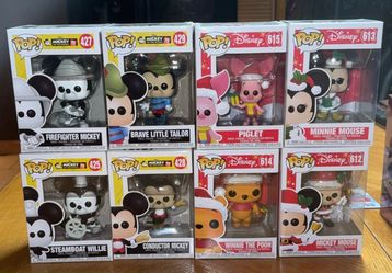 Funko Pop Disney & Mickey Mouse set