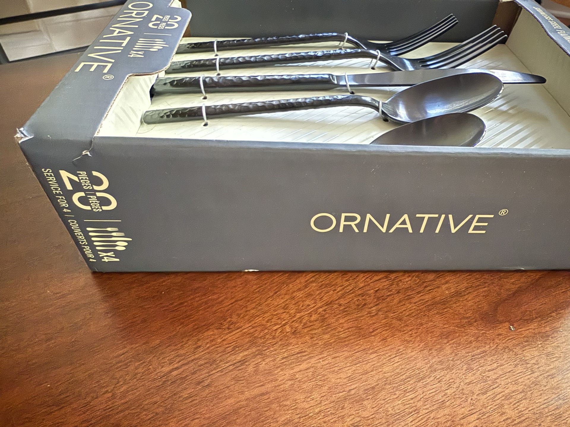 Ornative 20 Piece Stainless Steel Flatware Set
