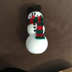 Disney land brand new snowman with Mickey Mouse ears antenna ornament