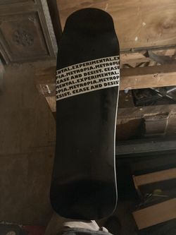Skateboard Deck “Experimental, Metropia, Cease, And Desist” 