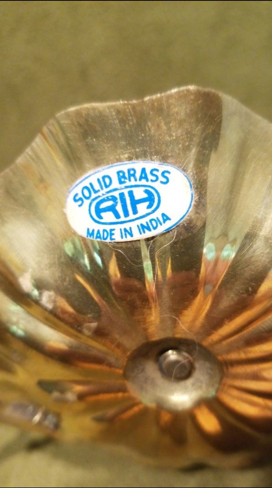 Solid Brass Candle Operas
