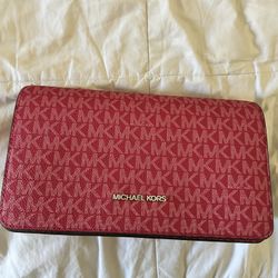 Michael Kors MK RED CROSSBODY PURSE
