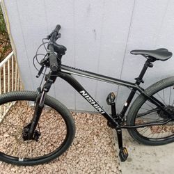 Beautiful Black And White Mountain Bike 