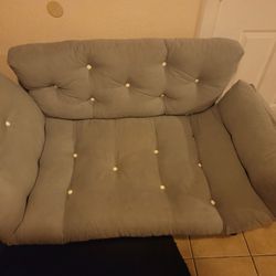 Beautiful Grey Couch/ Bed Sofa
