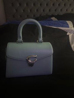 Blue coach bag