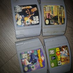4 N64 GAMES$30firm 