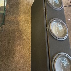 12” Subs And Boxes For Sale 