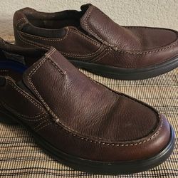 Clarks Bradley Extreme Comfort Leather Slip-On Mens 10.5 Shoes - New 
