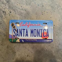 Santa Monica Magnet, 5 x 2 inches