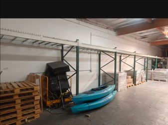 Heavy duty pallet rack shelving 52ft