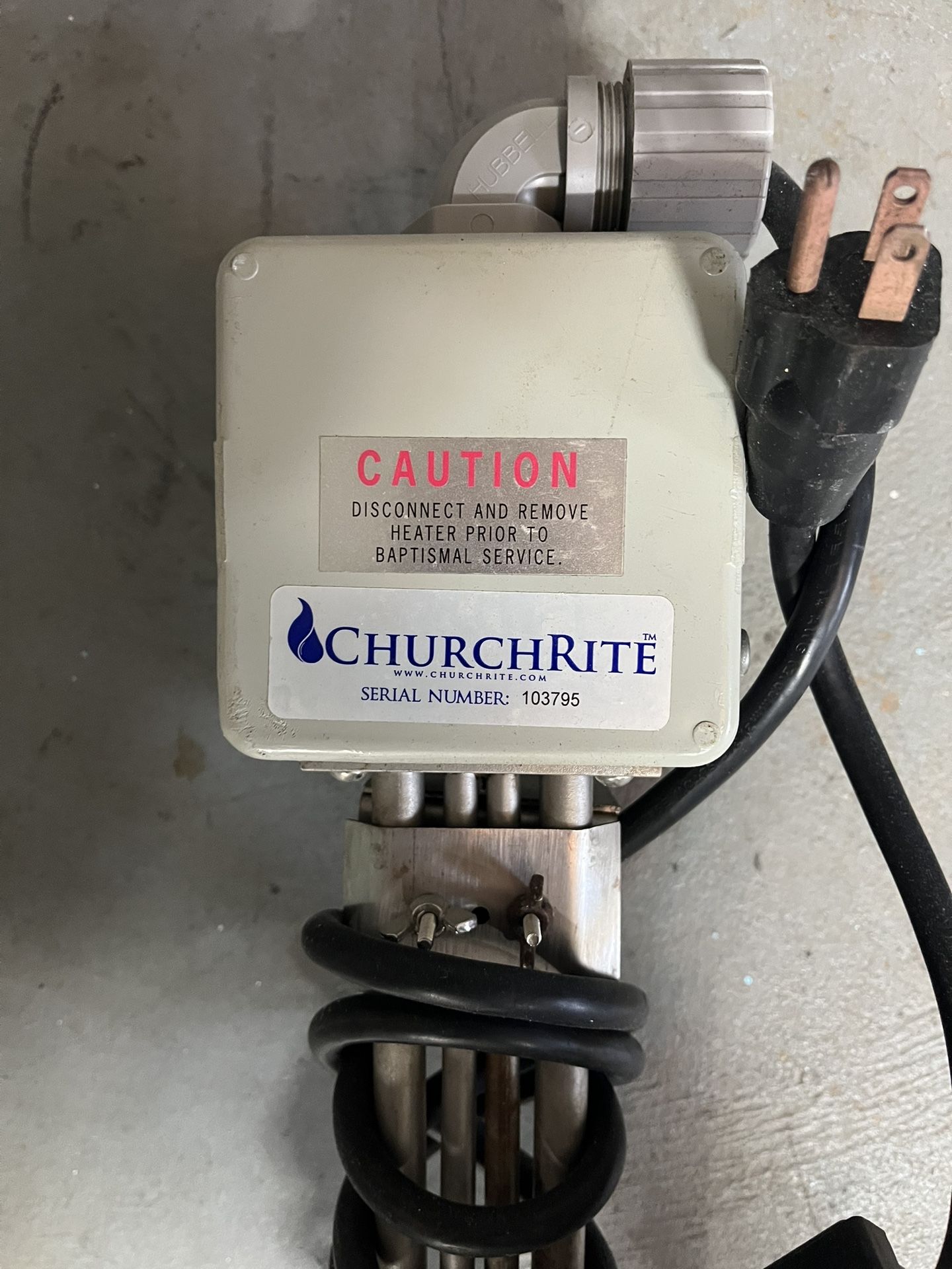 Baptistry Heater