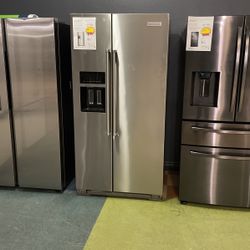 KitchenAid Stainless Steel Side By Side Refrigerator With Wine Rack‼️‼️