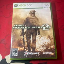 call of duty modern warfare 2 xbox 360