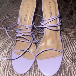 Fashion Nova Lavender Heels