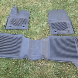 2022-2025 Toyota Tundra OE rubber floor mats.