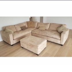 Sectional Sofa + Ottoman