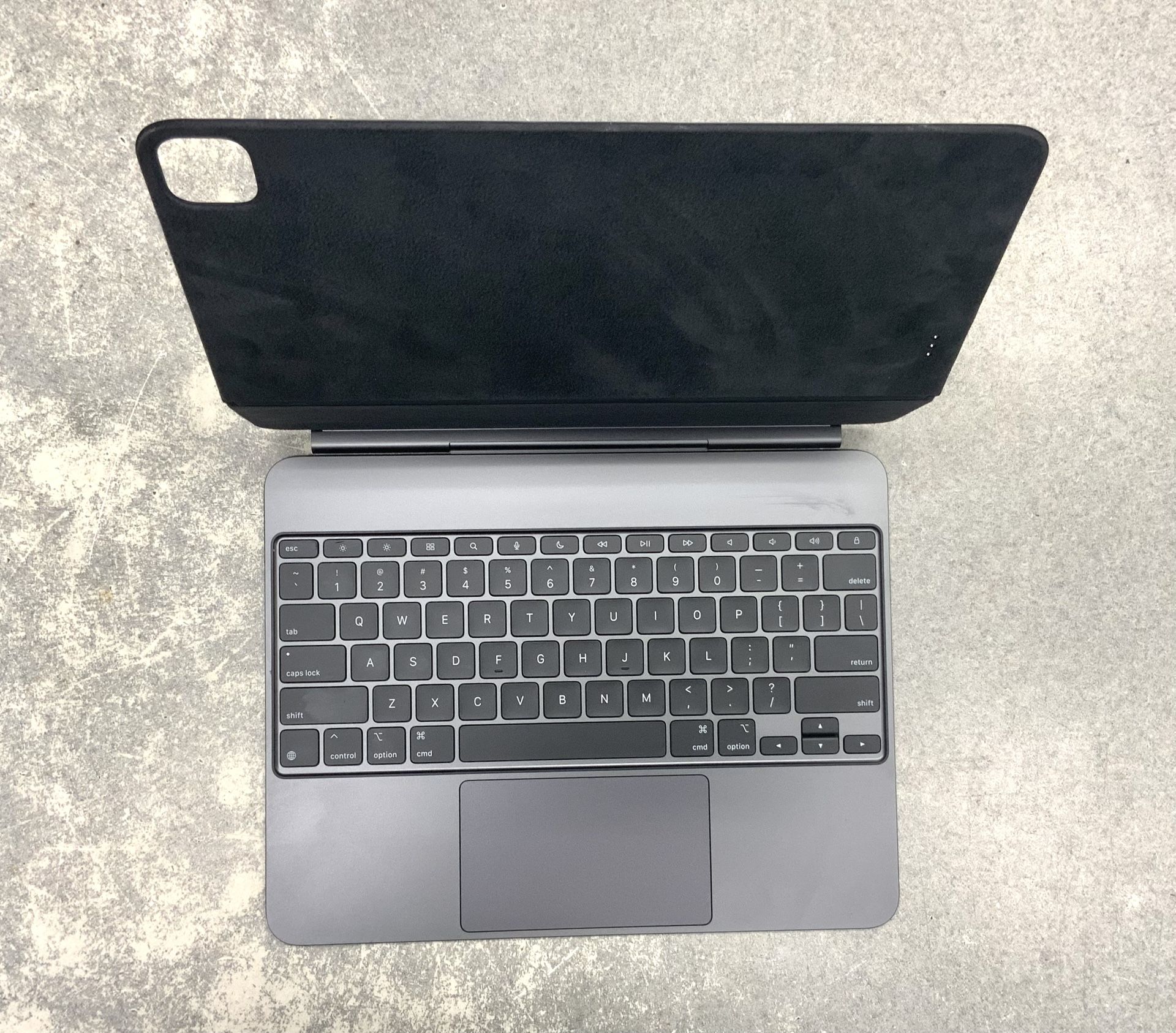 Apple Magic Keyboard IPad Pro A2974 Black Wireless Bluetooth Portable Detachable Travel Slim Sleek Rechargeable Product