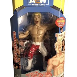 AEW Wrestling Superstars Cody Rhodes Figure Red Gear Walmart Exclusive Series 1