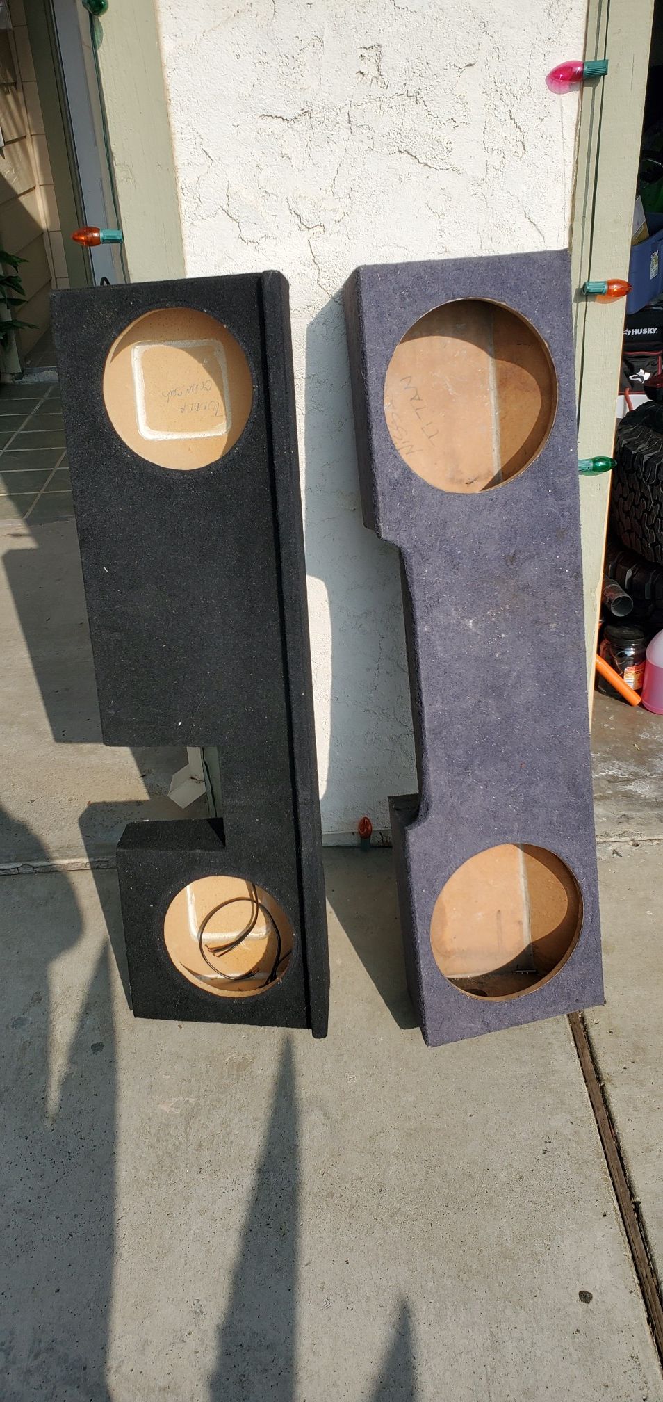 Subwoofer boxes / cajones para bajos